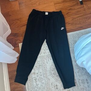 Black Nike joggers